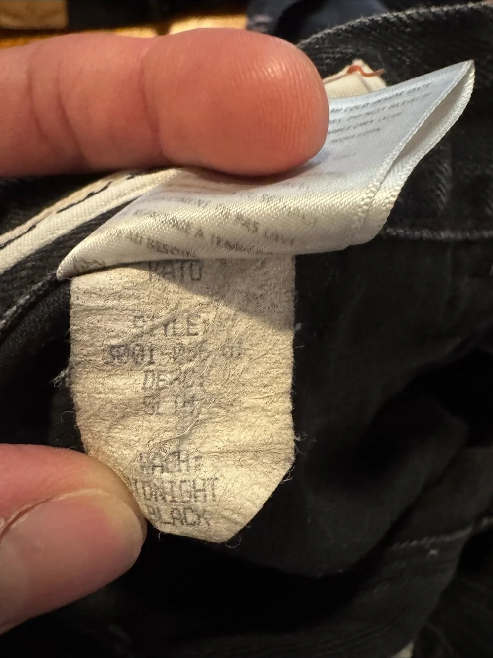 Hiroshi Kato Pen Slim 10.5oz Black Selvedge Denim Heans